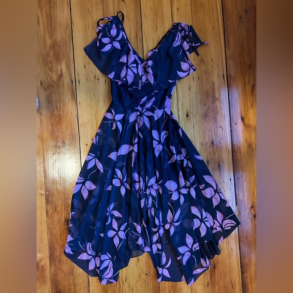 Sheer Jody T of California Vintage Floral Dress - Picture 1 of 8